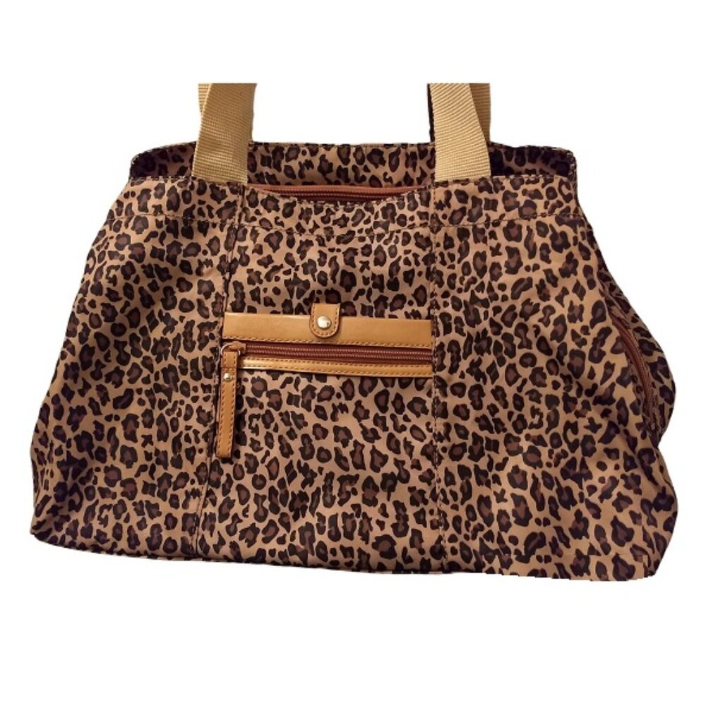 Nine West Leopard Print Travel Bag